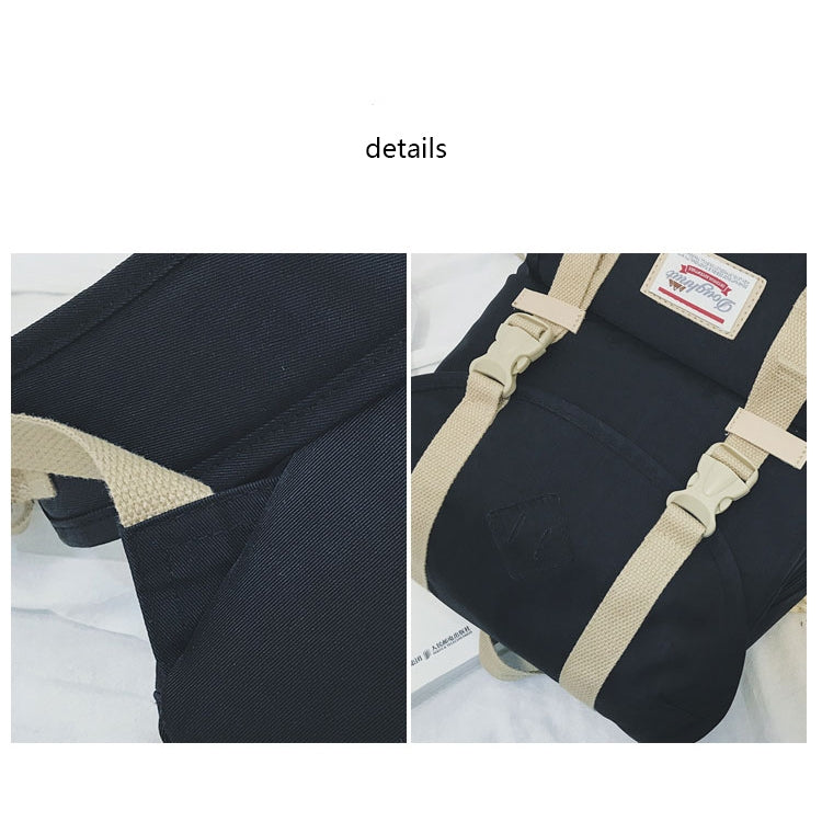 Splicing Large-capacity Backpack College Waterproof Couple Shoulder Bag