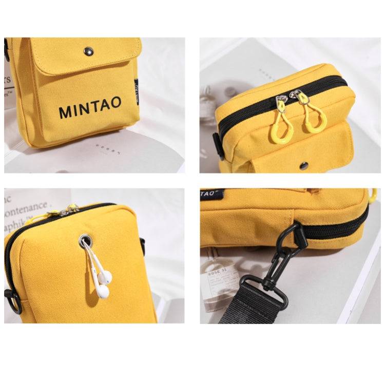 Solid Color Shoulder Messenger Bag Small Ladies Backpack (Black)