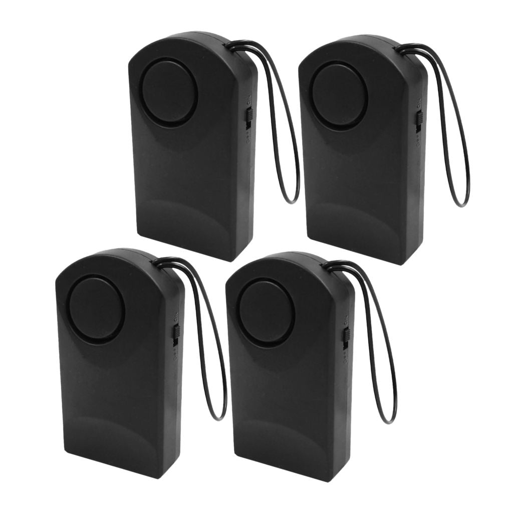 Pack of 4 Home Window Door Handle Hanging Security Alarm System Sensor