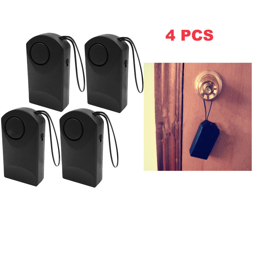 Pack of 4 Home Window Door Handle Hanging Security Alarm System Sensor