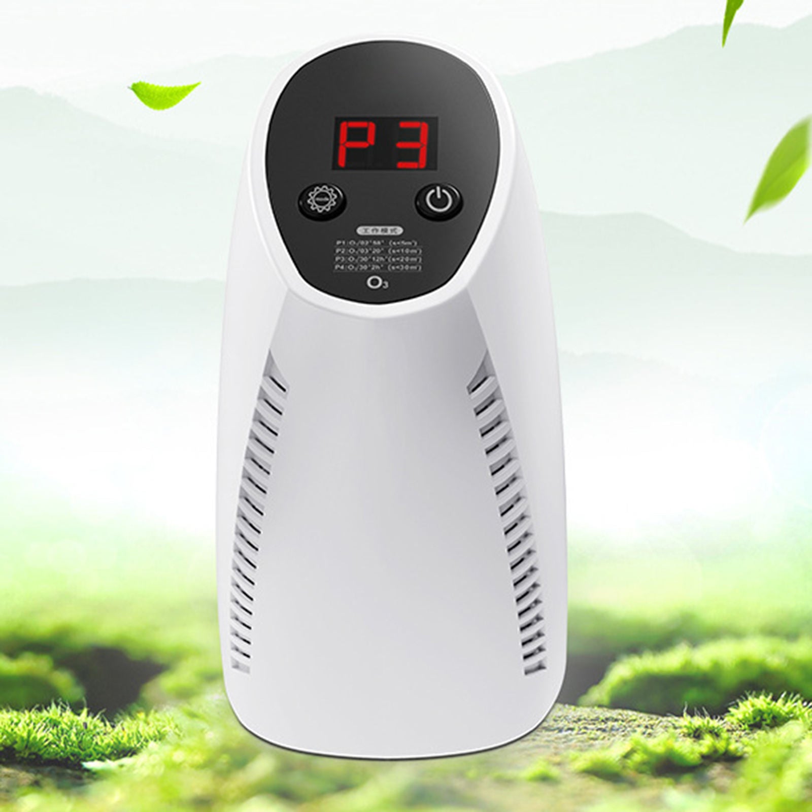 Floor/Wall Air Purifier Quiet Air Cleaner Dust Eliminator Mold Germs Filter