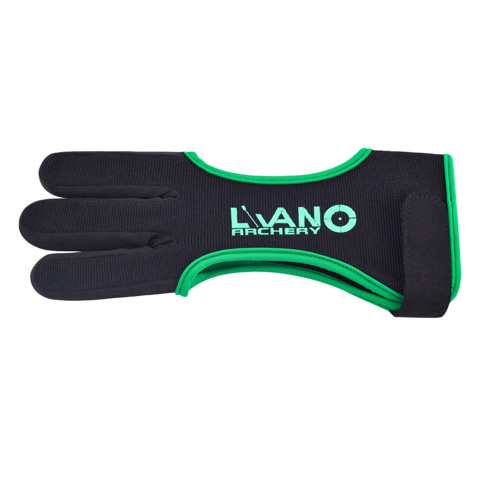 Archery Gloves 3 Finger Leather Glove for Recurve Compound Bow Black XL