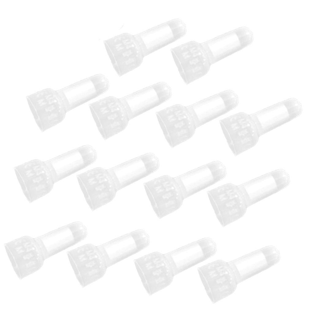 (200) 22-18 &22-14 GAUGE AWG NYLON CRIMP CLOSED END CONNECTOR ALARM WIRE