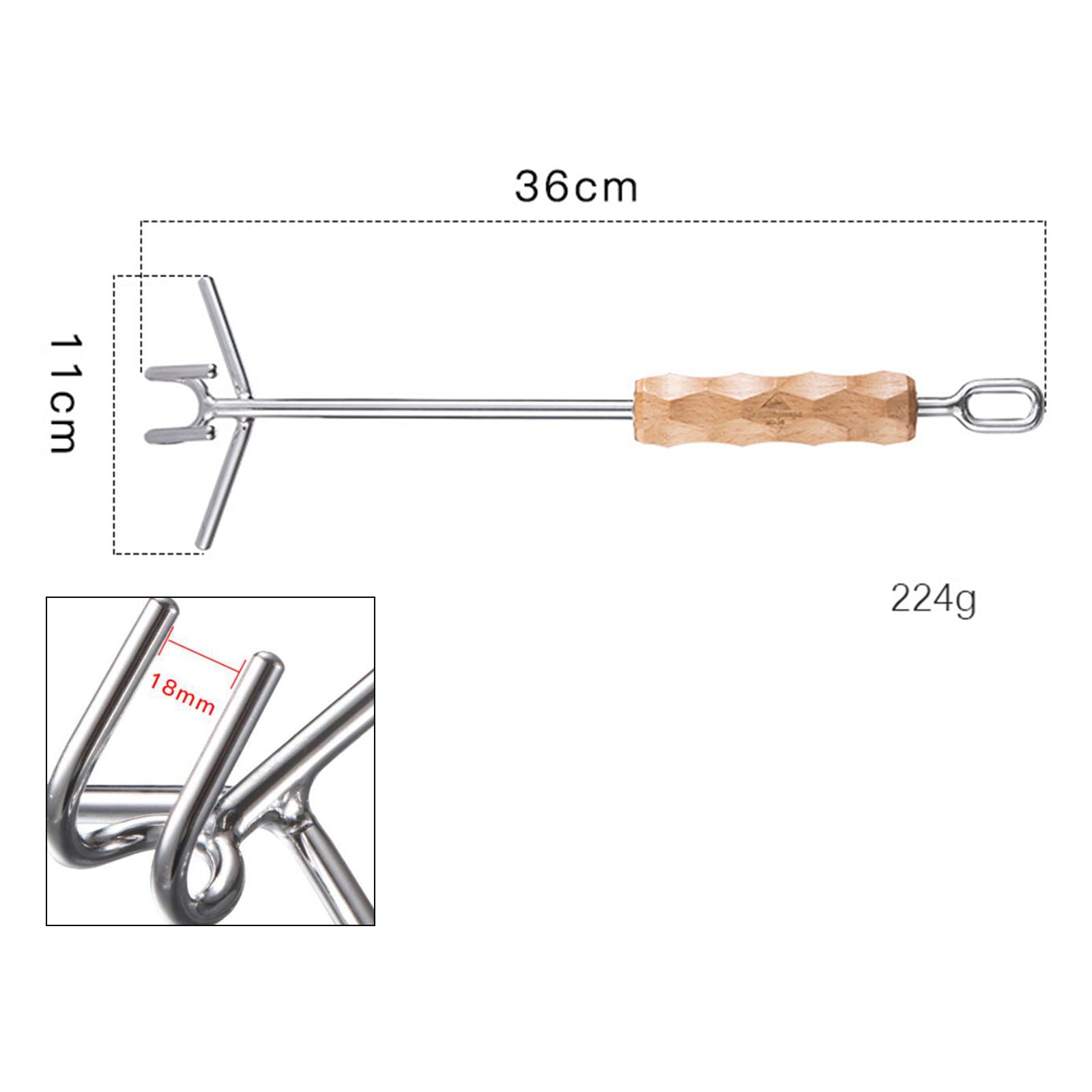 Stainless Steel Camping Oven Lid Lifter Lifting Carrying Dutch Ovens 14''