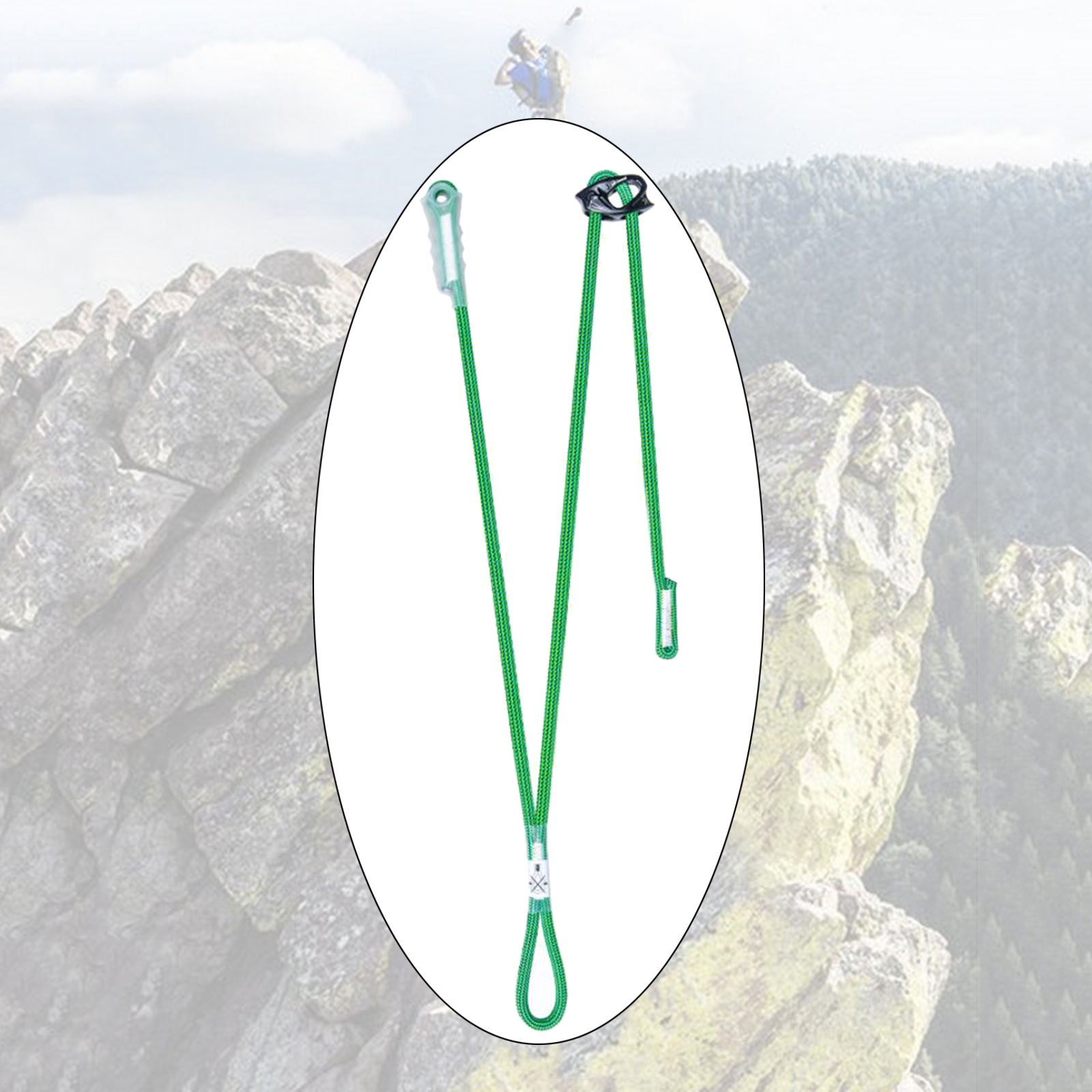 Safety Climbing Positioning Lanyard Durable Harness Anti-fall Descending