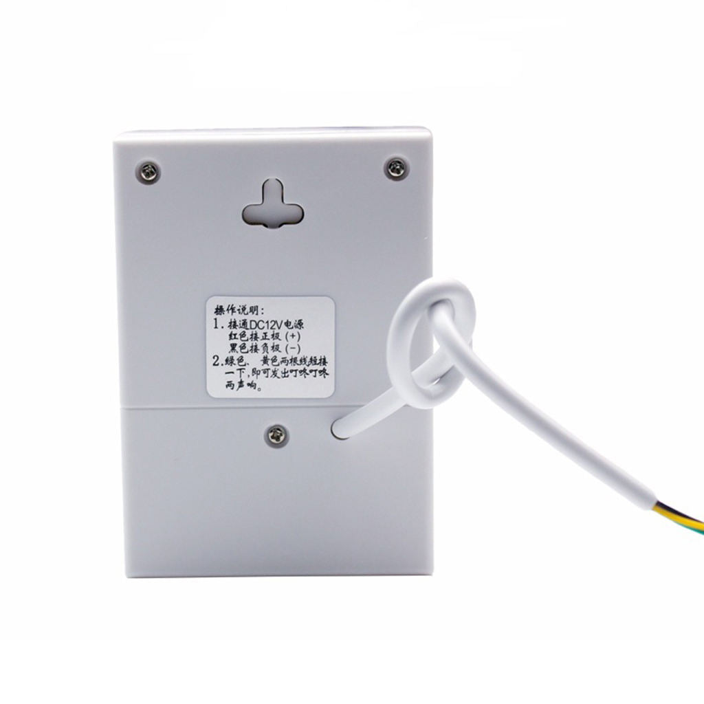 12V Wired Fire-resistant Flame-retardant Shell Doorbell Chime for Office Home