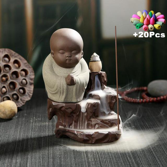 HANDMADE BUDDHA INCENSE BURNER