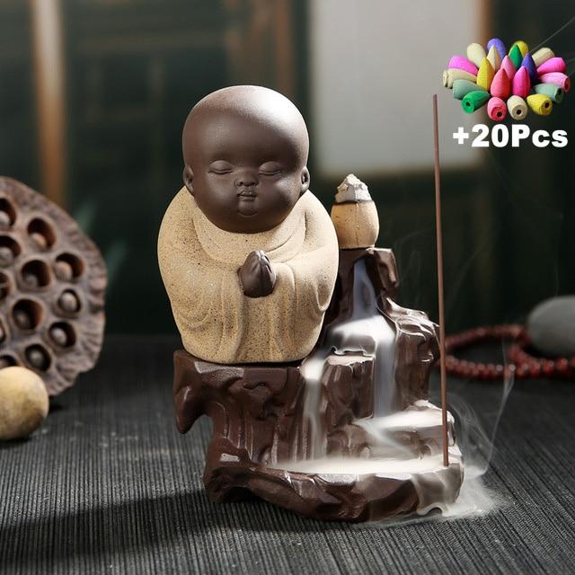 HANDMADE BUDDHA INCENSE BURNER