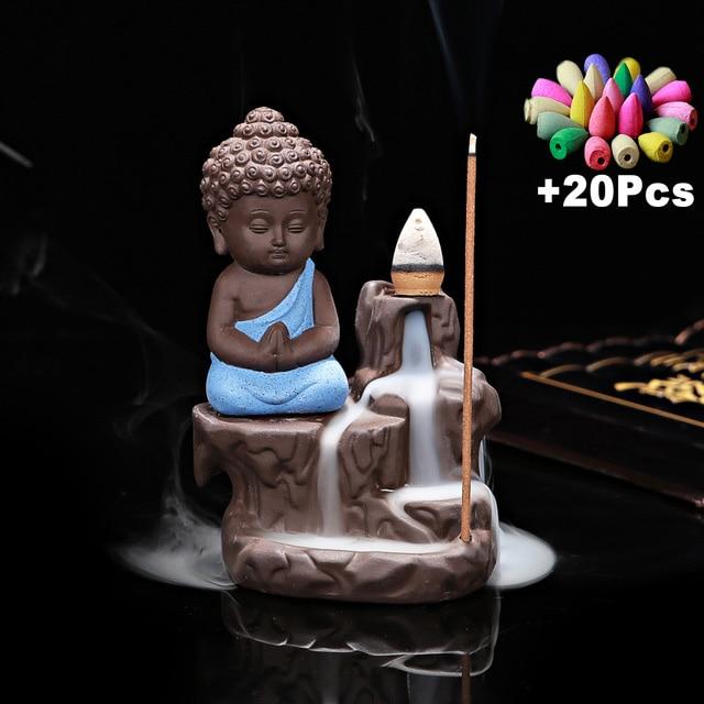 HANDMADE BUDDHA INCENSE BURNER