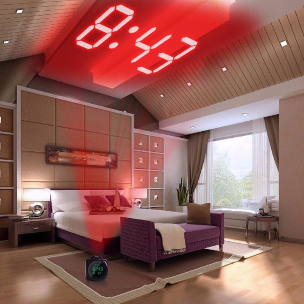 LCD TALKING PROJECTION ALARM CLOCK