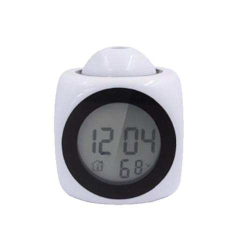 LCD TALKING PROJECTION ALARM CLOCK