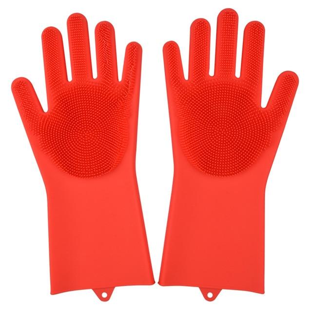 Magic Silicone Dish Washing Gloves