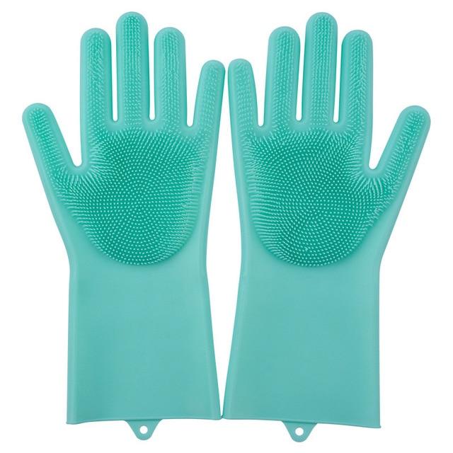 Magic Silicone Dish Washing Gloves