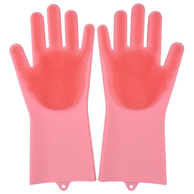 Magic Silicone Dish Washing Gloves