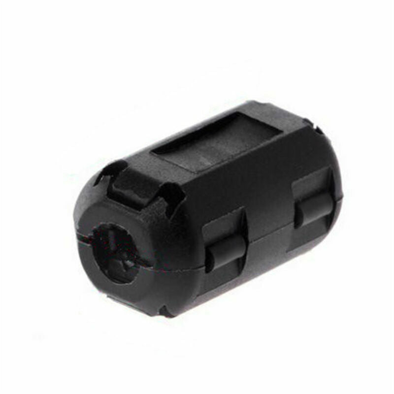 10PCS Black 5mm Clip-on Noise Ferrite Core Ring Bead Filter RFI EMI Cable Clip