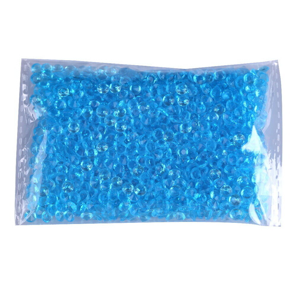 1000 Crystals Diamond Wedding Decoration Party Supplies 8mm Blue-113300.05