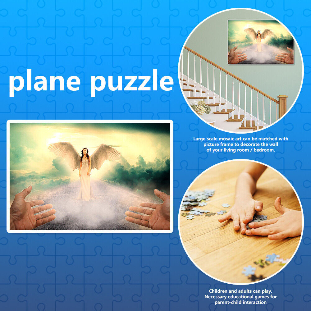 1000 Pieces DIY Paper Jigsaw Puzzle Human Angel Picture for Room Decoration