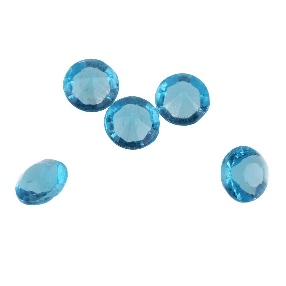 1000 Crystals Diamond Wedding Decoration Party Supplies 8mm Blue-113300.05