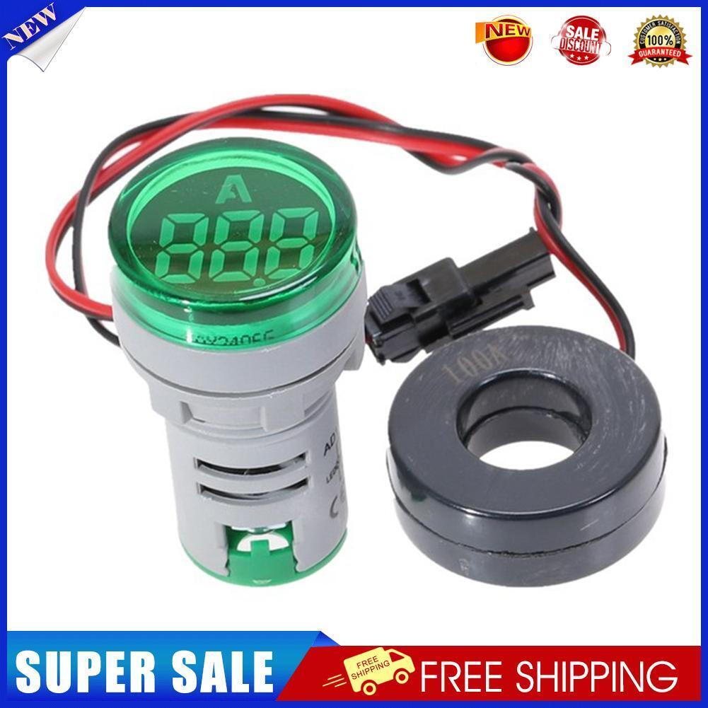 0-100A AC LED Digital Display Ampermeter Signal ?Current Indicator (Green)