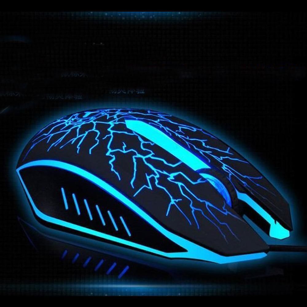 1000 DPI Ergonomic USB Game Backlight Gaming Mice Wired Mouse For PC Laptop
