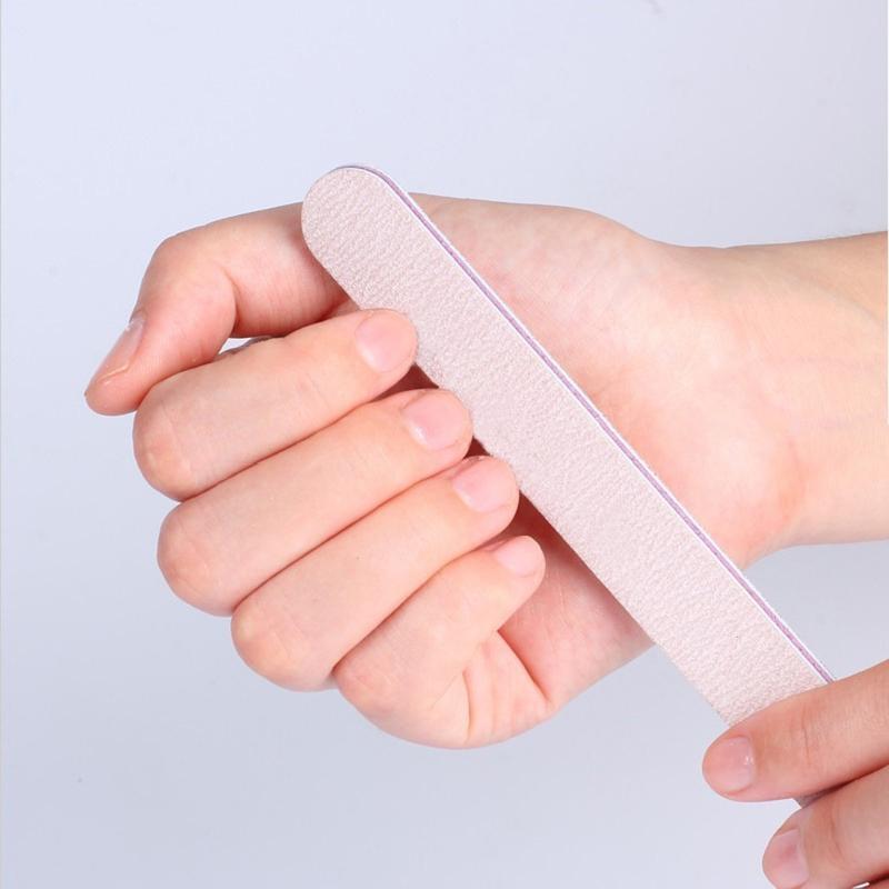 100/180 Grit Nail File Sanding Buffer Nail Care Tool for Acrylic/Natural Nail