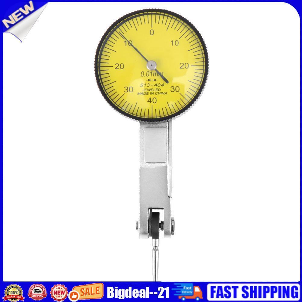 0-0.8mm Precision Waterproof Dial Test Lever Indicator Gauge Scale Meter