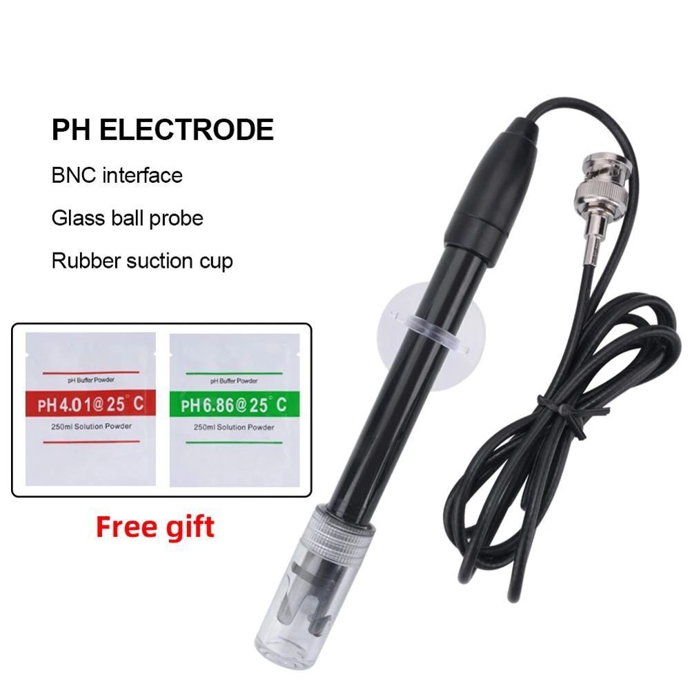 Hydroponics Electrode ph Meter PH Controller BNC Connector PH Electrode Probe