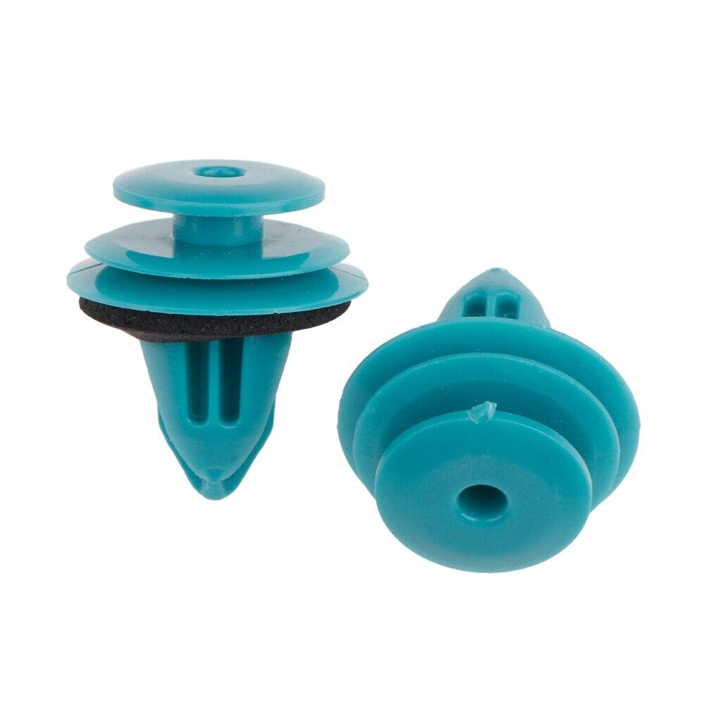 100 x Plastic Clips Rivets Fastener Panel For engine compartment trunk roof pad