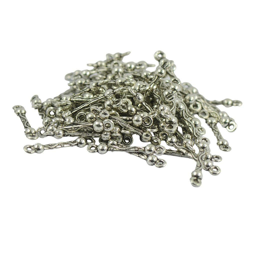 100 Tibetan Bar Connectors Necklace Pendant Jewelry Making