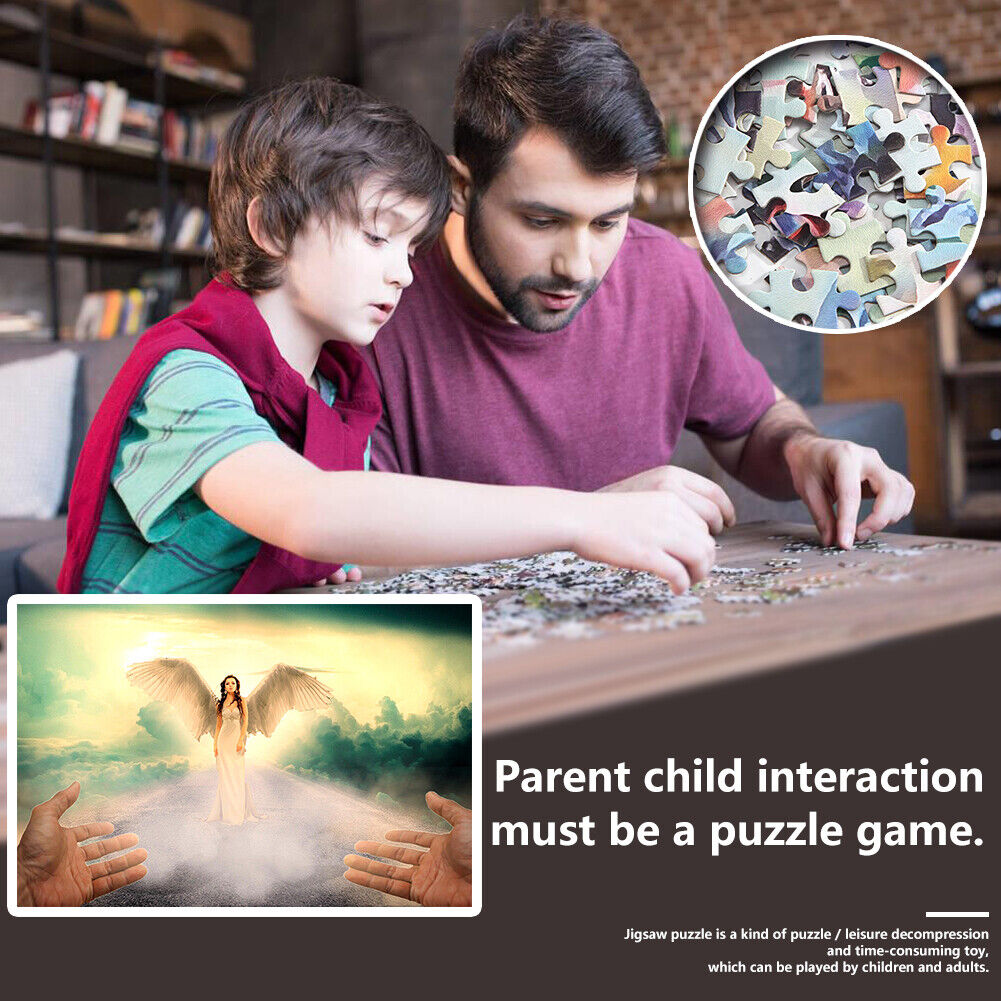 1000 Pieces DIY Paper Jigsaw Puzzle Human Angel Picture for Room Decoration