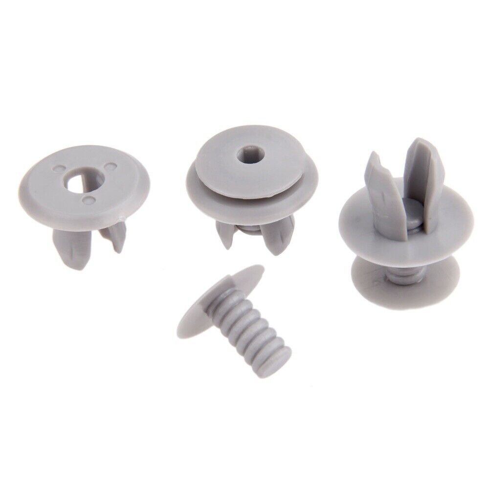 100 x Auto Gray Fastener Plastic Car Door Panel Clips for T4 T5 Transporter