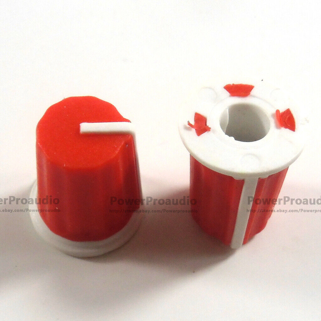 100 X Red EQ Rotary Knob - DAA1176 DAA1305 For Pioneer DJM800 900 2000 NXS