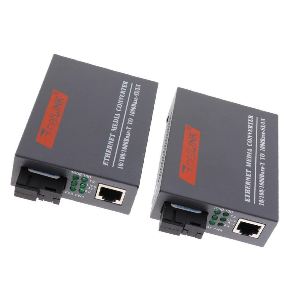 100/1000Mbps Gigbit Ethernet to Fiber Optic Media Converter-SC