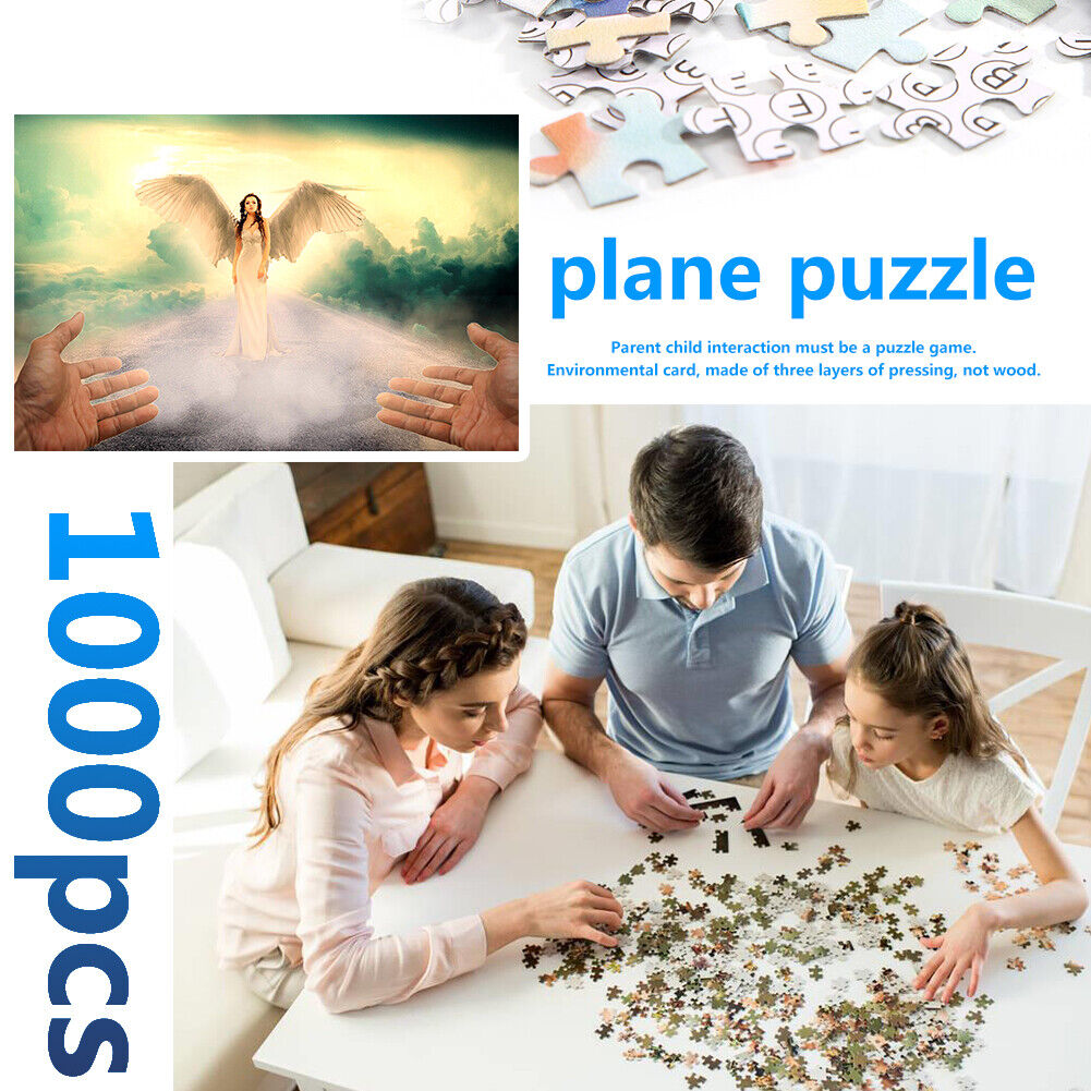 1000 Pieces DIY Paper Jigsaw Puzzle Human Angel Picture for Room Decoration