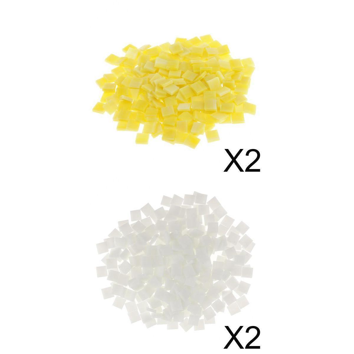 1000 Pieces Vitreous Glass Mosaic Tiles for Arts DIY Crafts