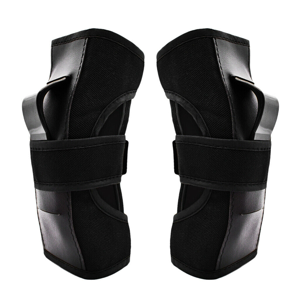 Kids Skating Wrist Pads Guard Boys Girls Junior Skateboard Wrist Guard Black