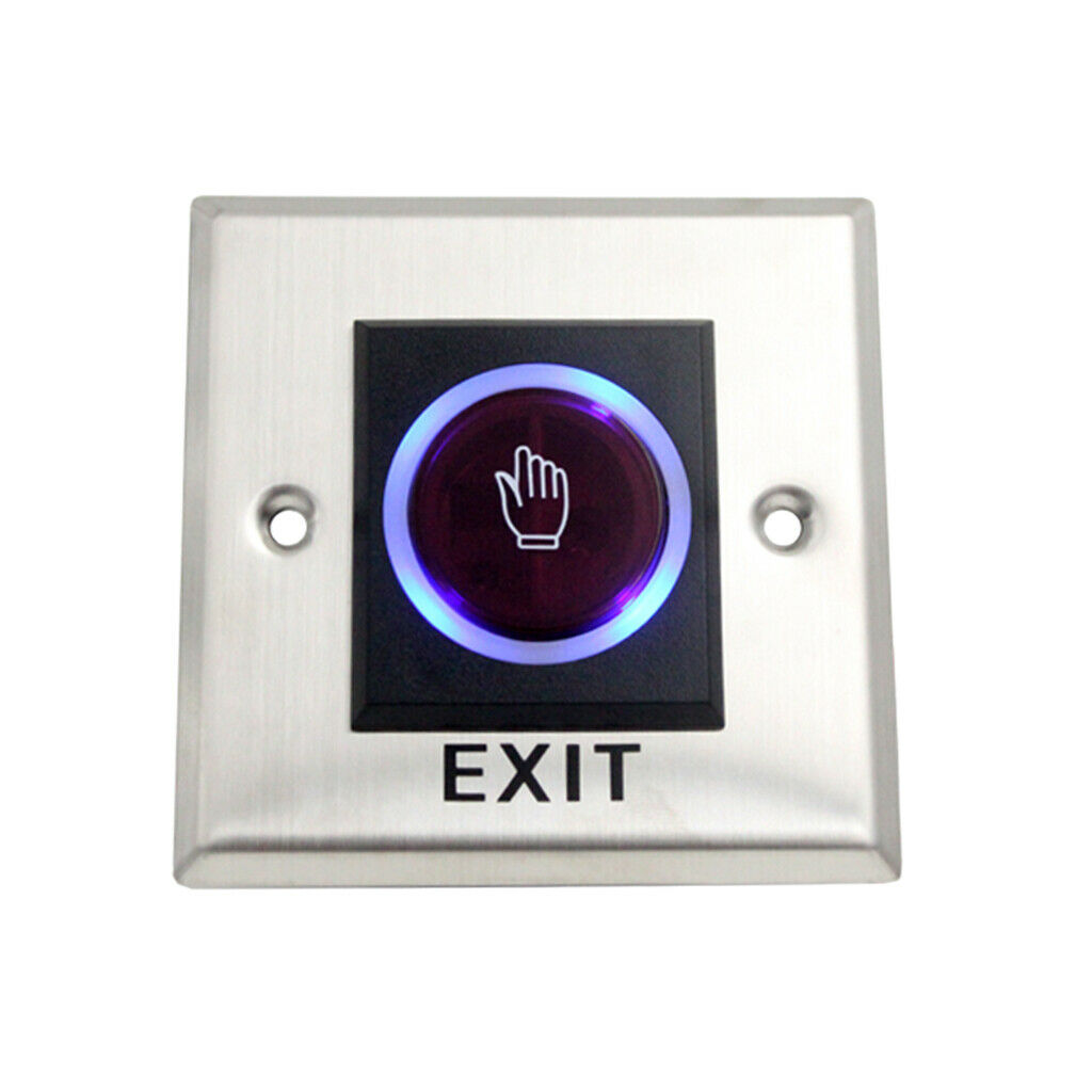 Infrared Stainless Steel No Touch Door Exit Switch + LED Indication K2