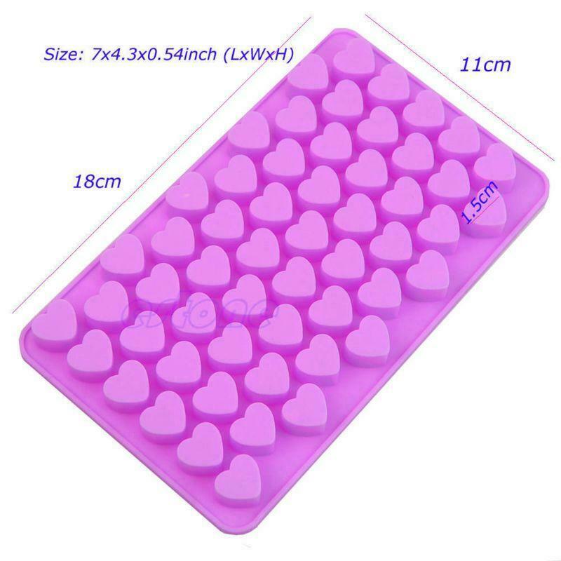 Silicone Ice Cube Mold Candy Chocolate Cake Cookie Cupcake Soap Molds Mould DIY