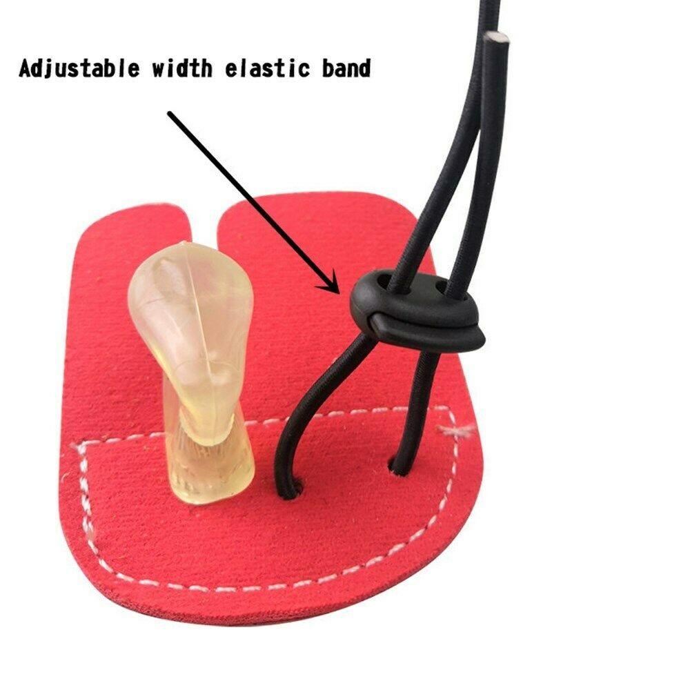 Archery Finger Guard Hand Protector Gear Right Hand Recurve Bow Shoot Hunting PU