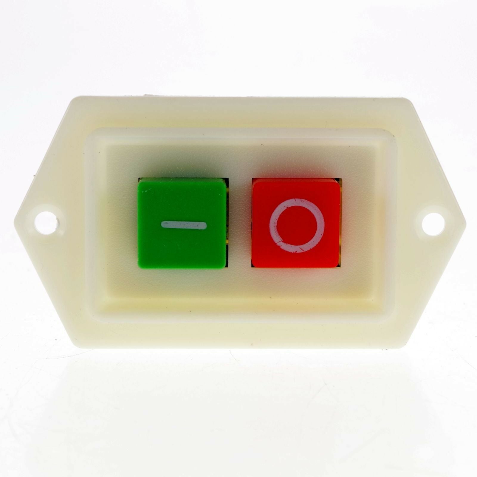 (1) Pushbutton Switch 10A 380VAC Bench Drill Switch LC3-10 Red Green Start-Stop