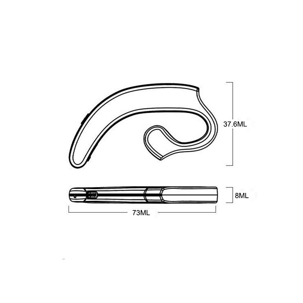 Bone Conduction Headphones Bluetooth Headphone Headset for Android /