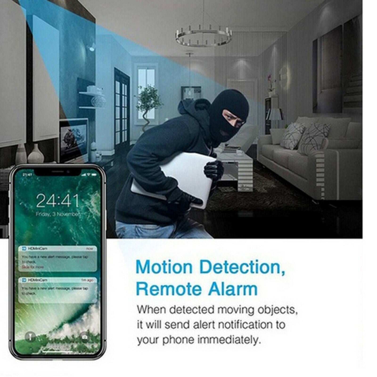 Bear WiFi Camera IP Security Camera System Wireless 360° Rotate Infrared