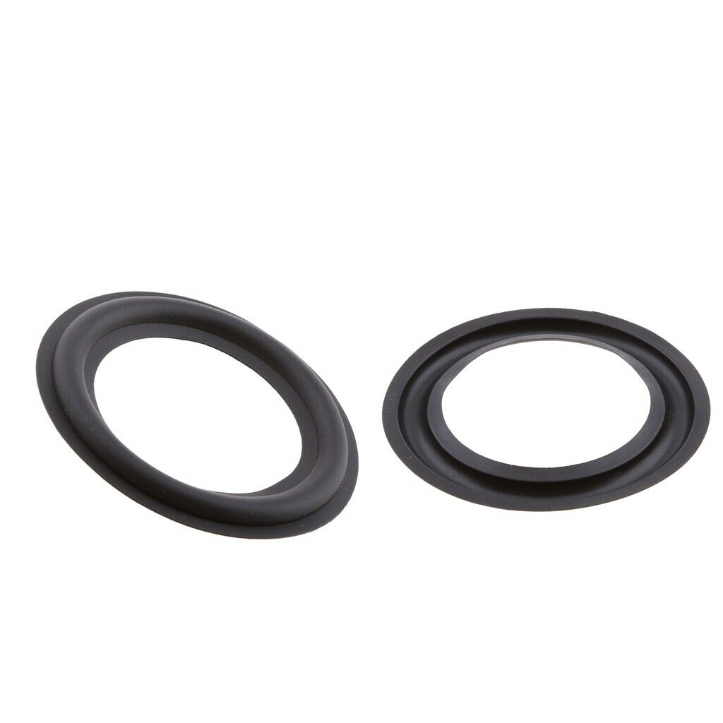 2x 3inch Woofer Audio Speaker Foam Edge Surrounds Repair Kit Spare Black