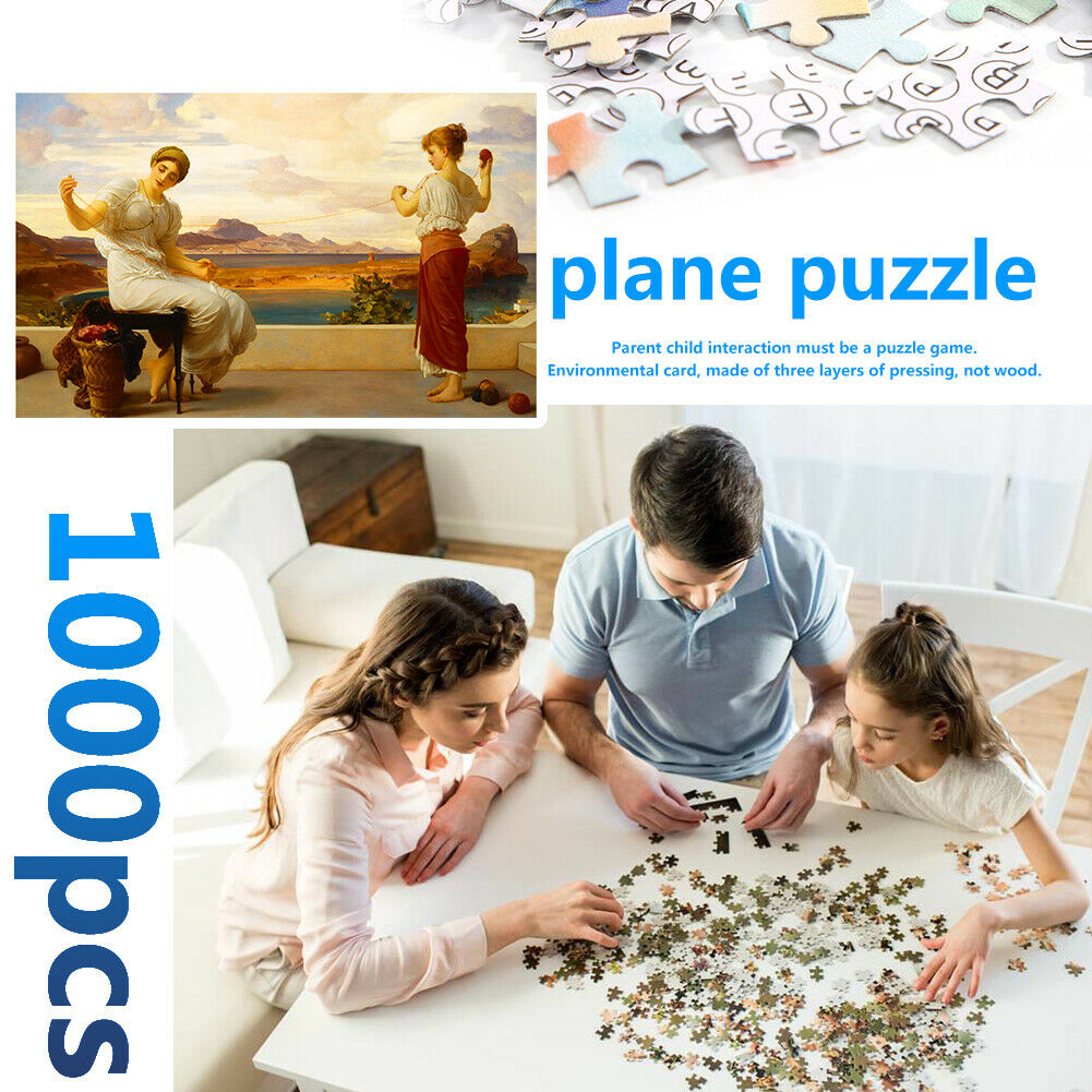 1000 Pieces DIY Wrap Yarn Jigsaw Puzzles Educational Toys for Kids Gift @