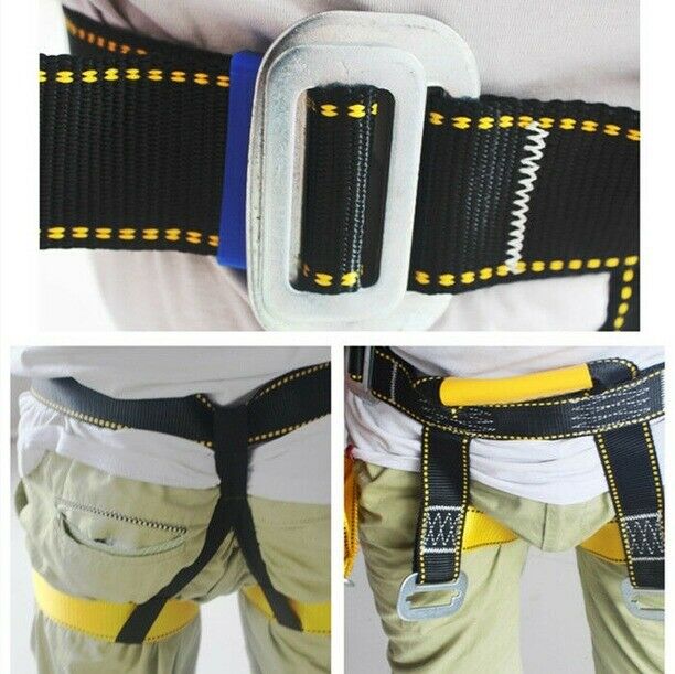 Mountain Downhill Rock Climbing Belt Safety Tool Harness Seat Rappelling Outdoor