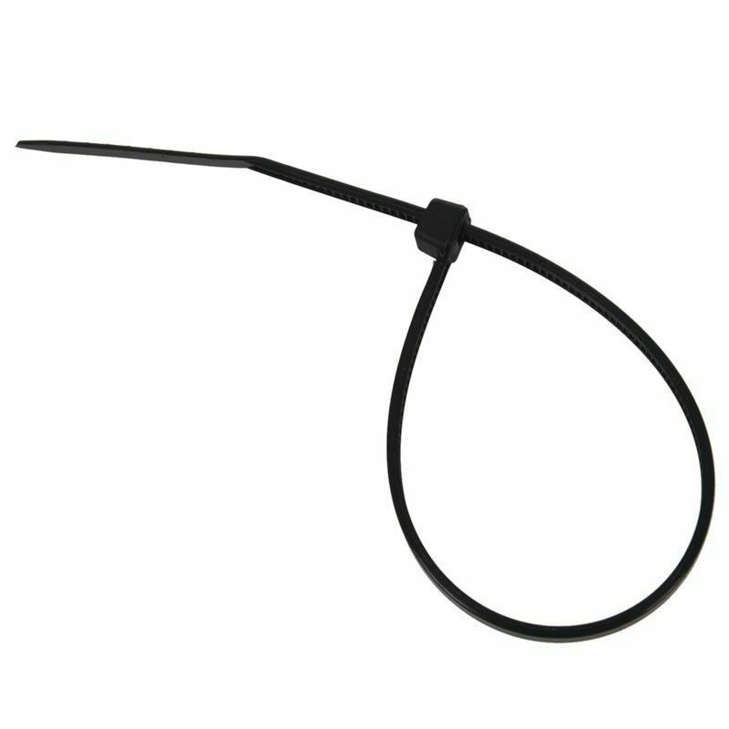 100 x 2.5mmx150mm Self-Lock Electric Cable Zip Cord Fixed Cable Ties Black D9C7