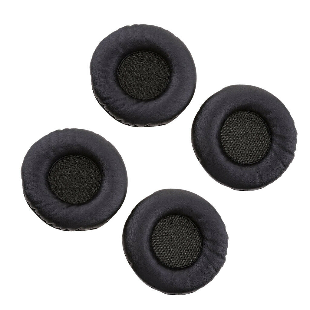 2 Pairs 80mm Replacement Ear Pads Cushion Earpads For Ath Ws99 Ws70 Ws77