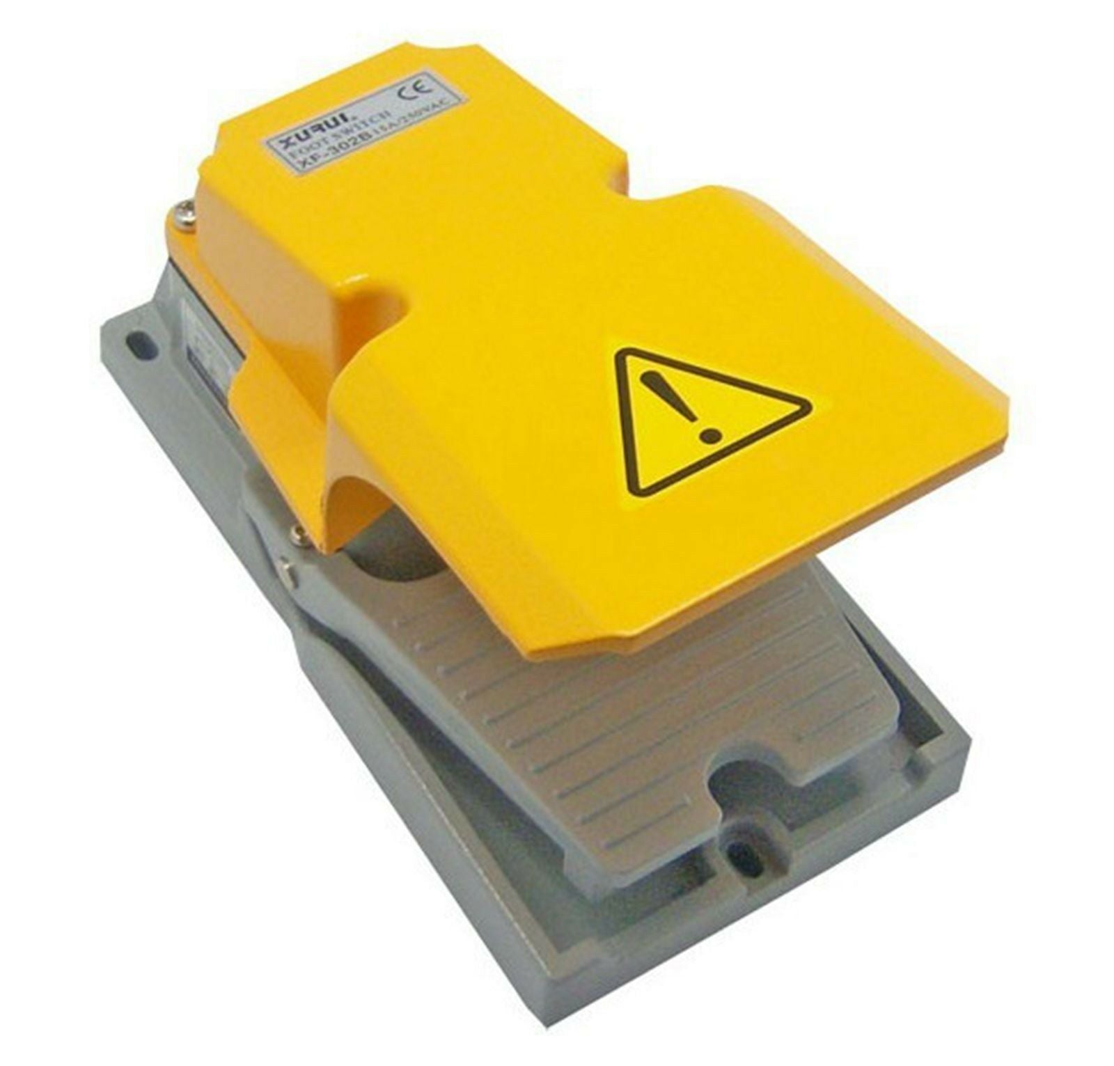 (1) XF-302B Treadle/Foot Pedal Switch 15A/250VAC 1C Contact Form Waterproof