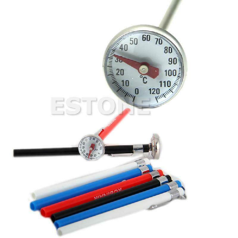 Food liquid Milk Bottle Thermometer Water Meter Oil Temperature Gauge New