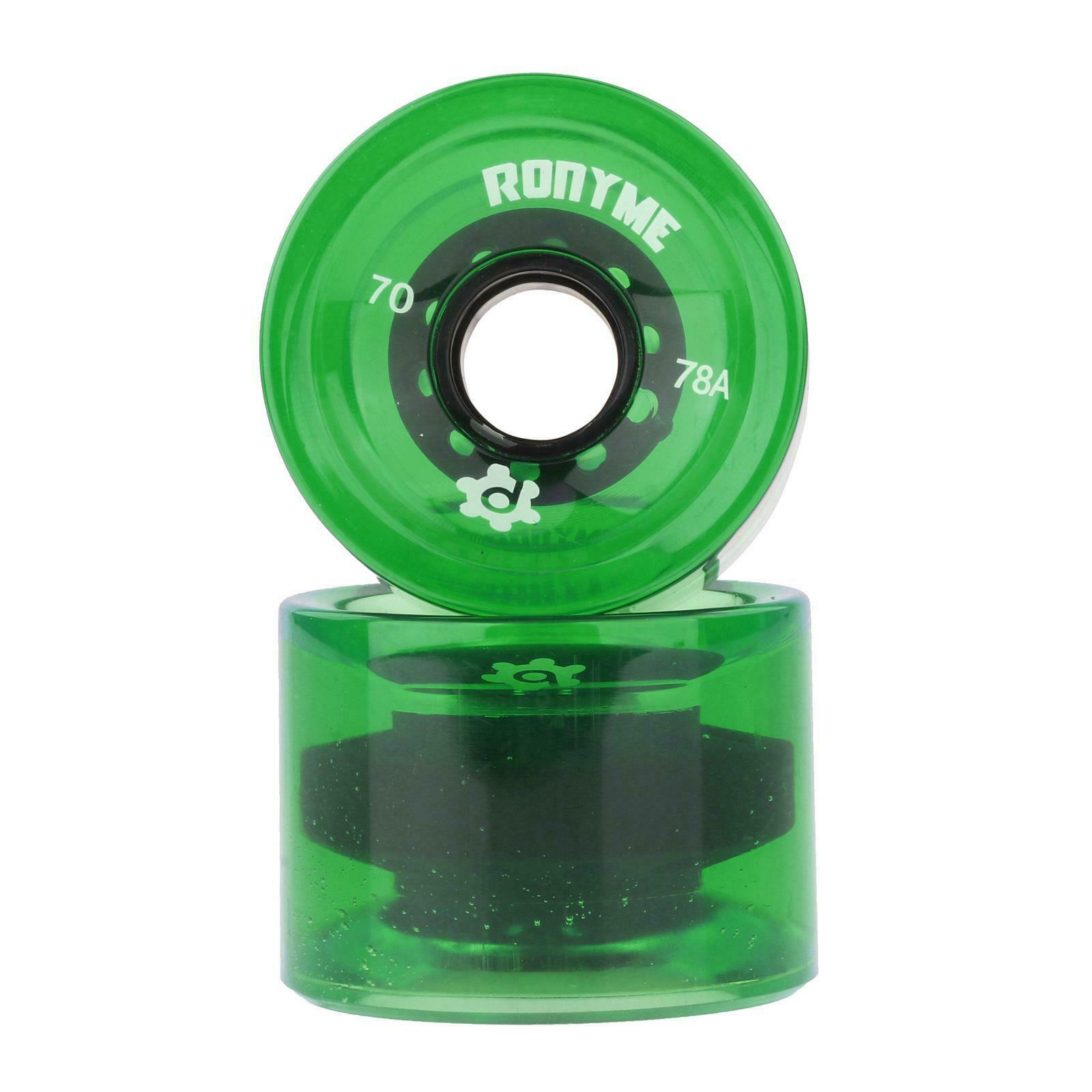 8Pcs Skateboard Wheels Roller 78A ABEC-9 Bearing Casing Parts Accessories